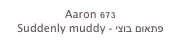 Aaron 673
Suddenly muddy - פתאום בוצי