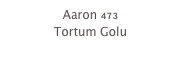 Aaron 473
Tortum Golu